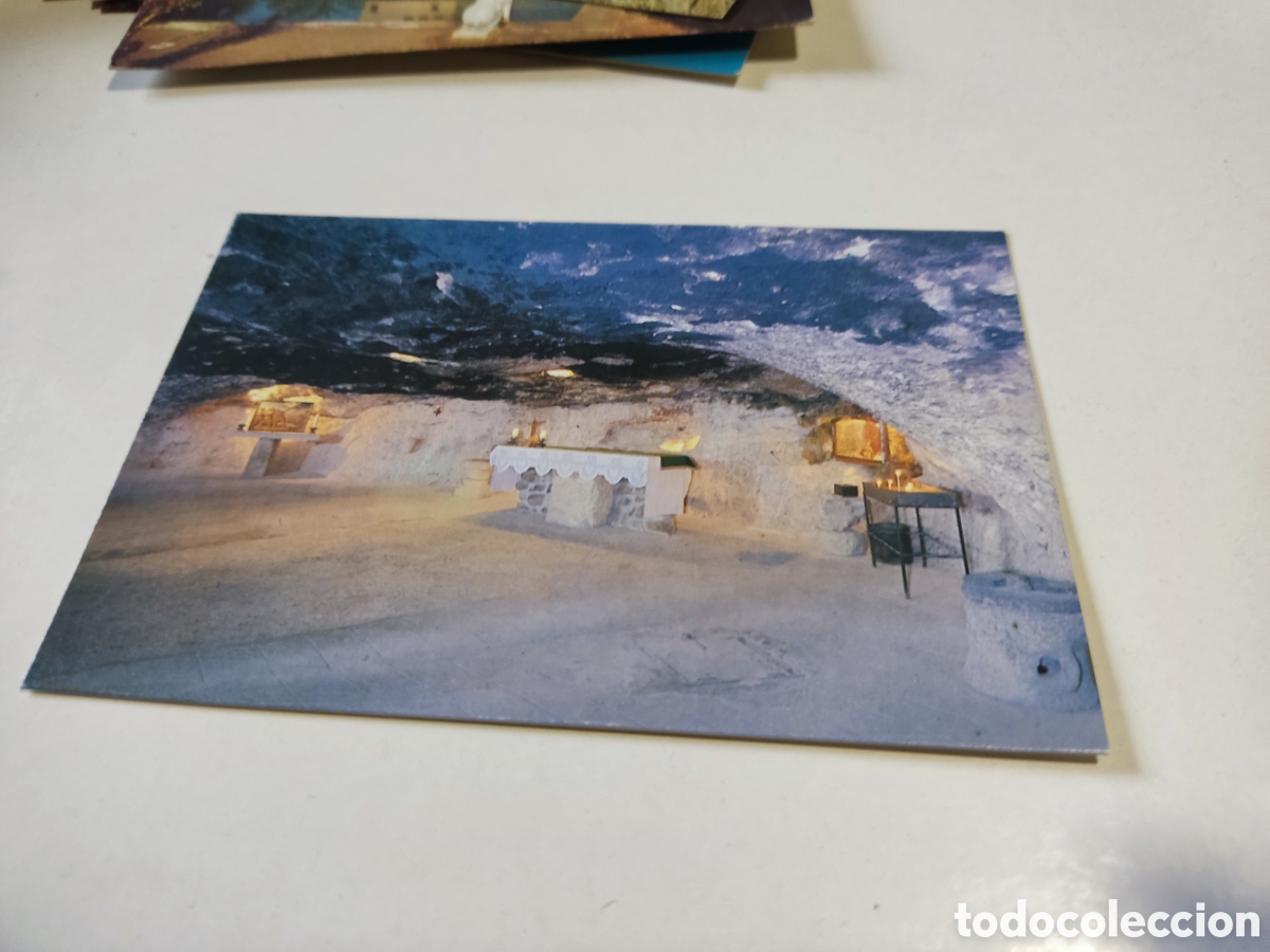Postales: Postal Bethlehem gruta altar - Foto 1
