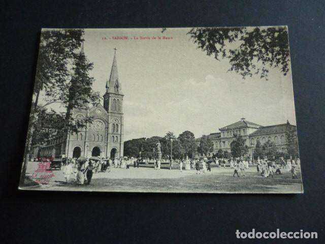 Postales: SAIGON VIETNAM LA SALIDA DE MISA - Foto 1