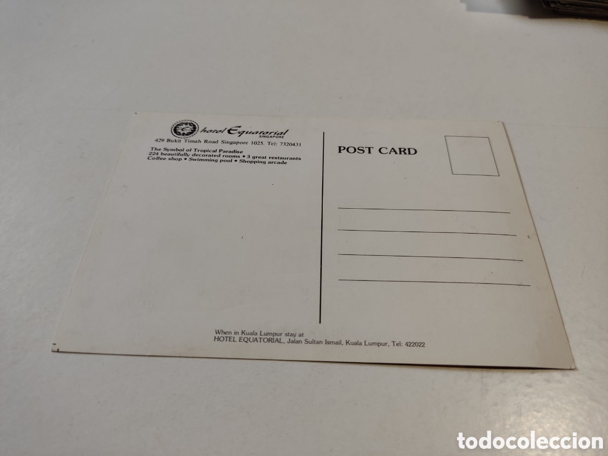 Postales: Postal hotel Equatorial restaurante - Foto 2