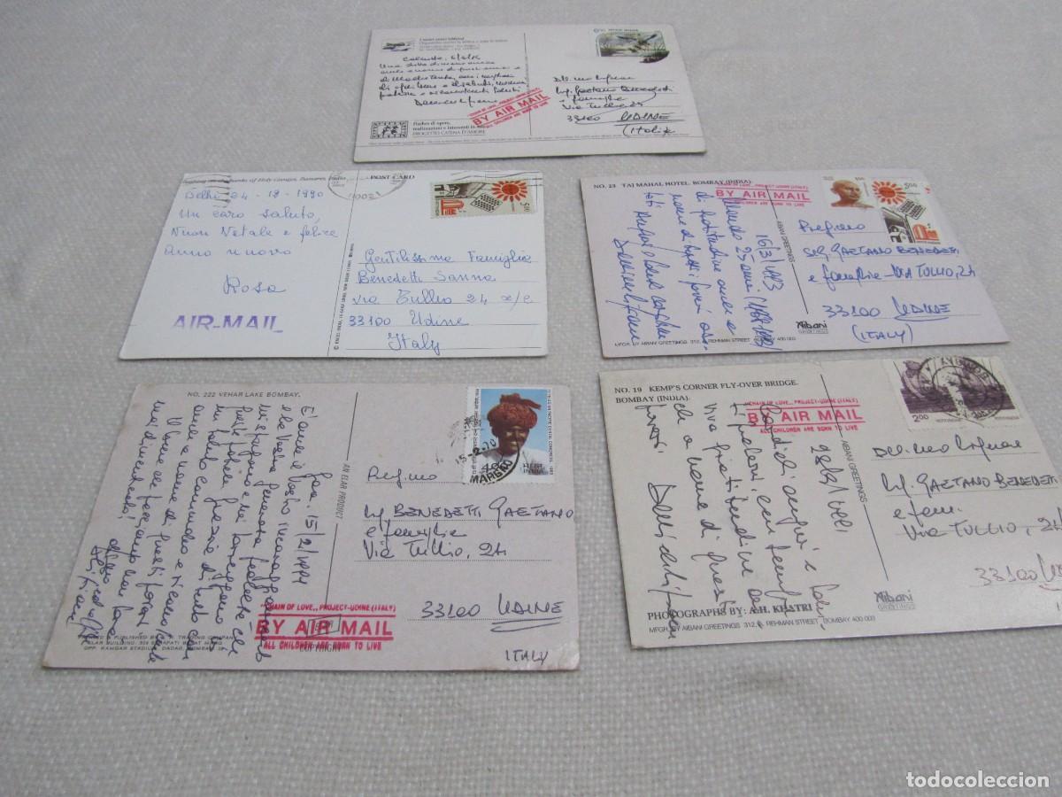 Postales: POSTALES DE INDIA, CIRCULADAS Y CON SELLO - Foto 2