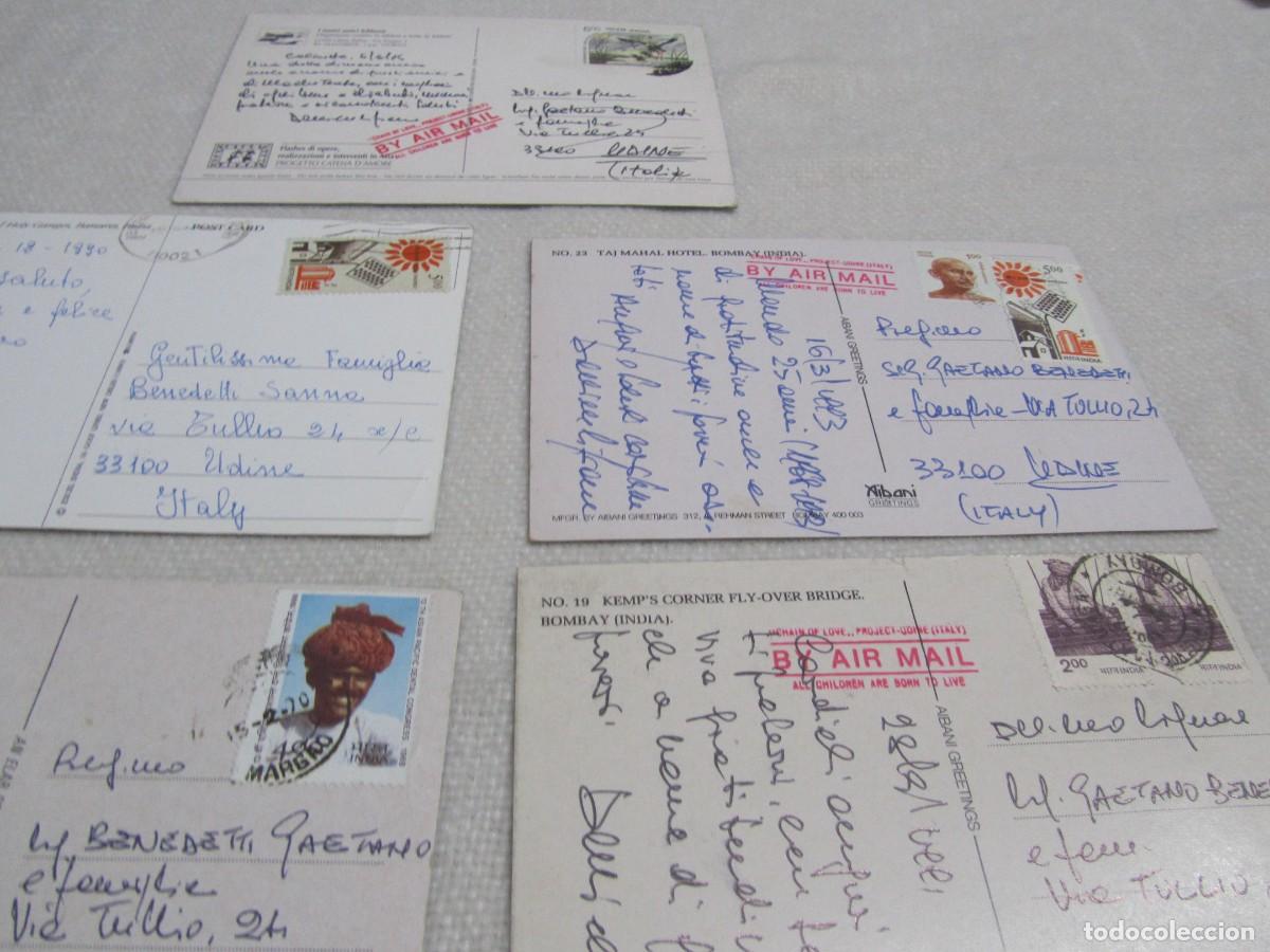 Postales: POSTALES DE INDIA, CIRCULADAS Y CON SELLO - Foto 3