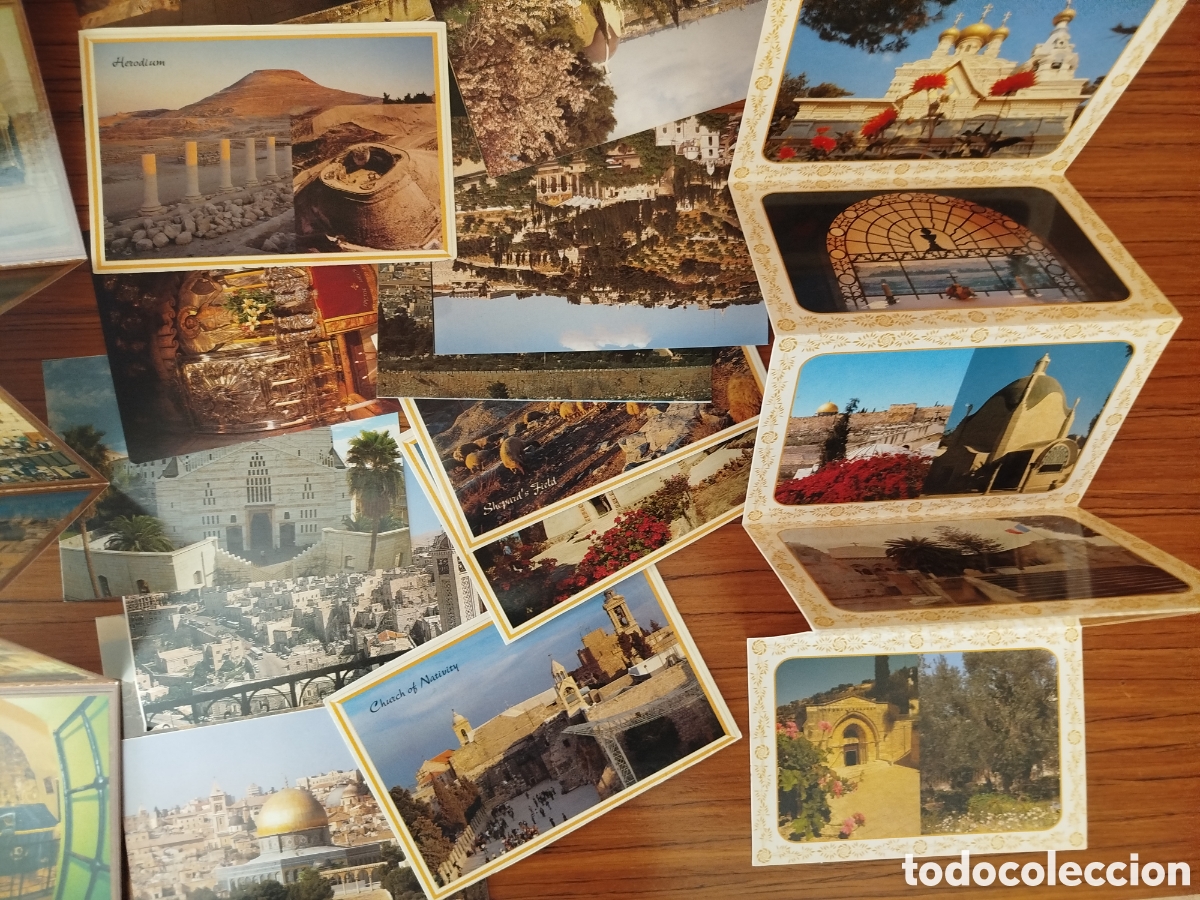 Postales: Lote 50 postales Jerusalem - Foto 6