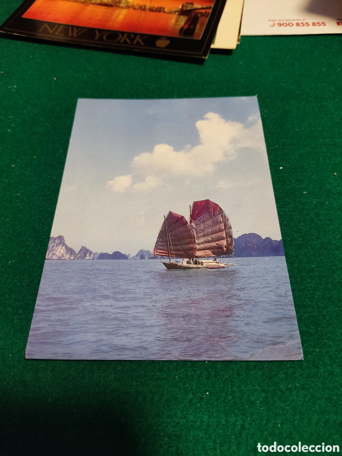Postales: Postal Vietnam barca - Foto 1