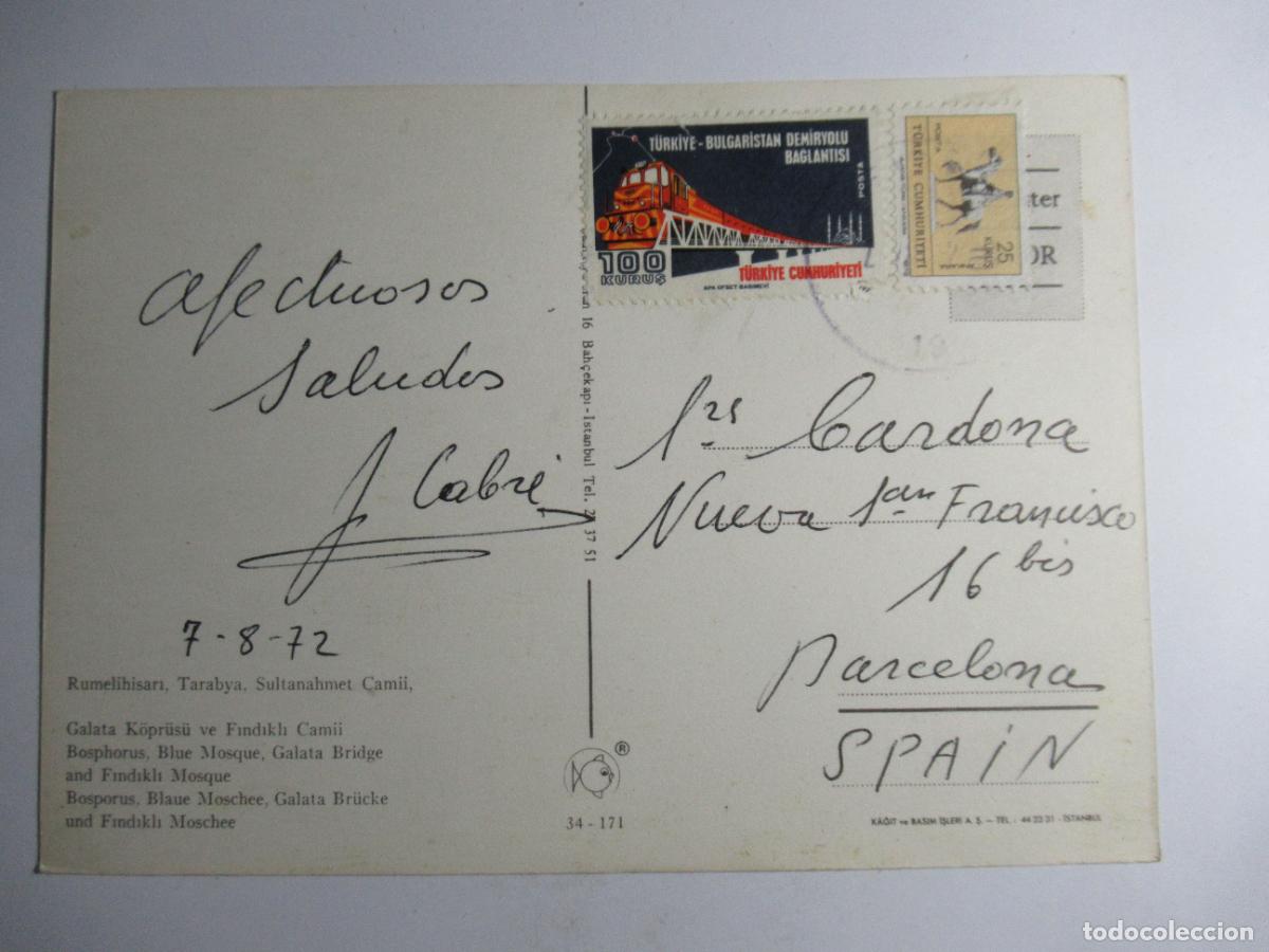 Postales: Istambul - Turkey - Circulada - Foto 2