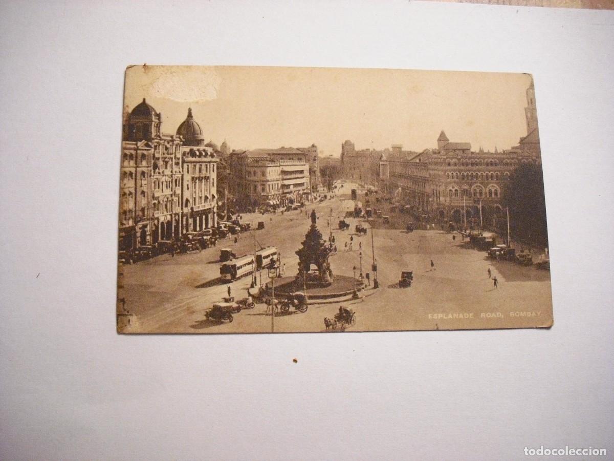 Postales: BOMBAY, ESPLANADE ROAD , CIRCULADA - Foto 1