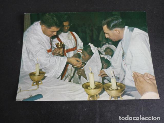 Postales: ASSAM INDIA PRIMERA COMUNION POSTAL - Foto 1