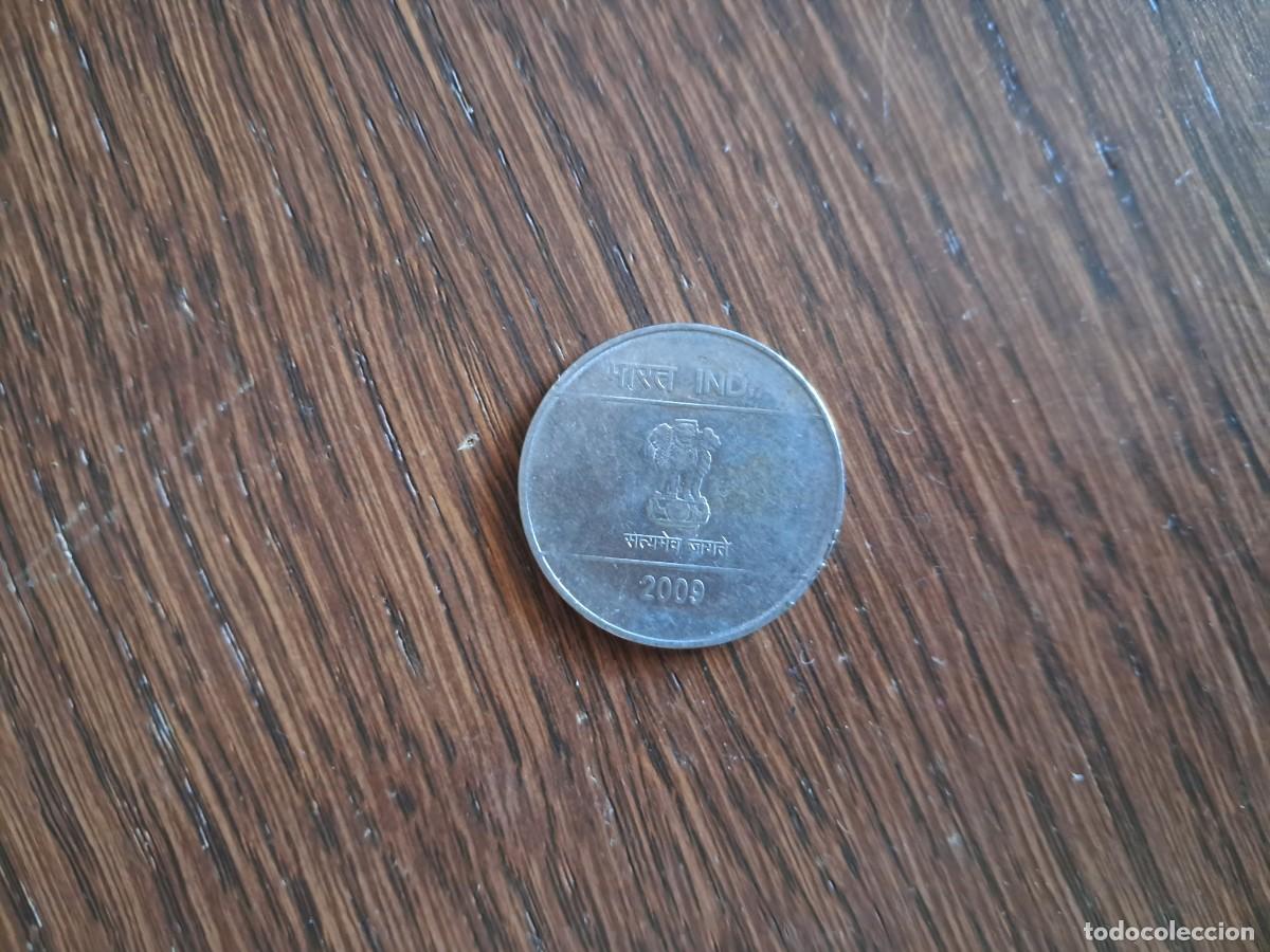 Postales: moneda de India, 2 rupias, a&ntilde;o 2009. - Foto 1