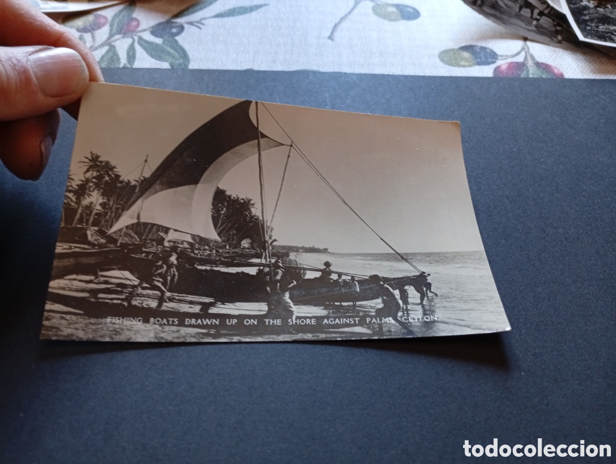 Postales: Postal barca pesquera, Ceylan - Foto 1