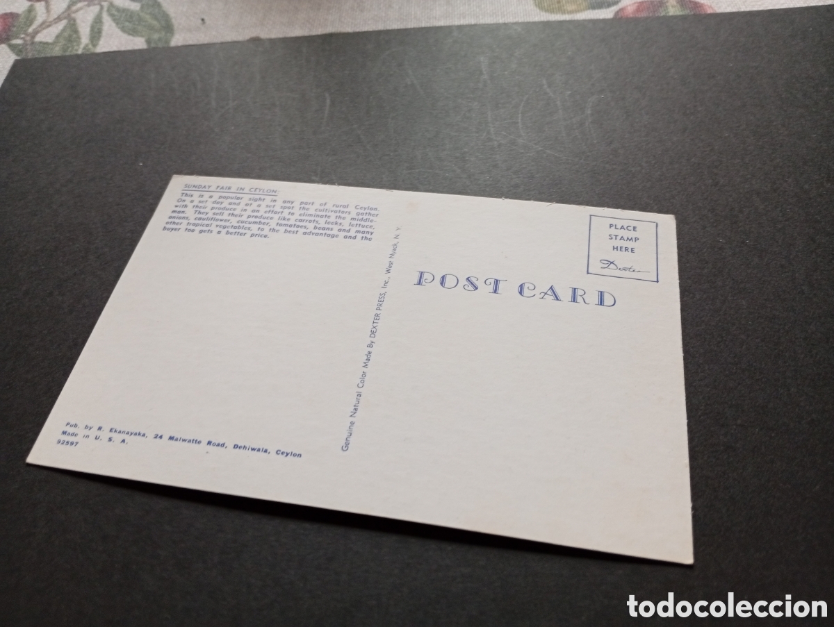 Postales: Postal mercado Ceylan - Foto 2