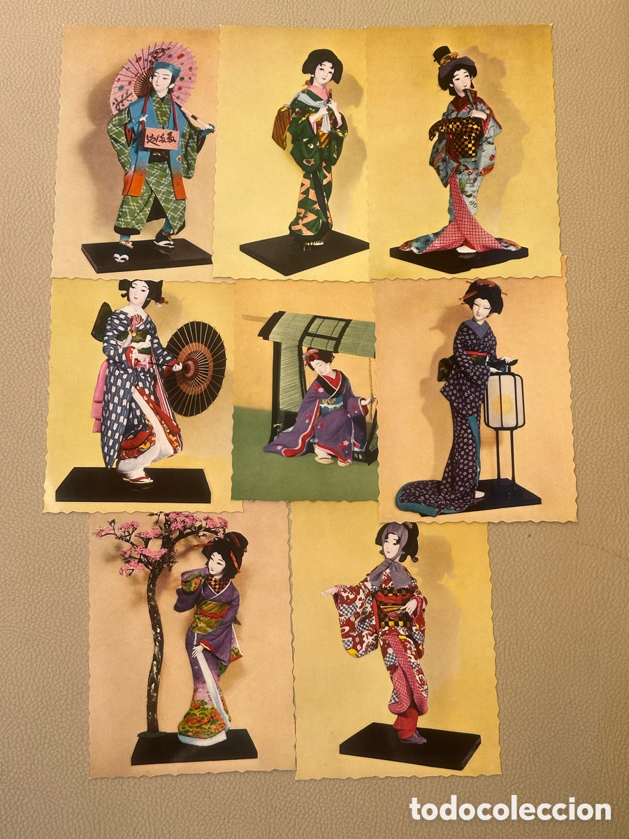 Postales: 8 POSTALES MU&Ntilde;ECA JAPONESA - Foto 1