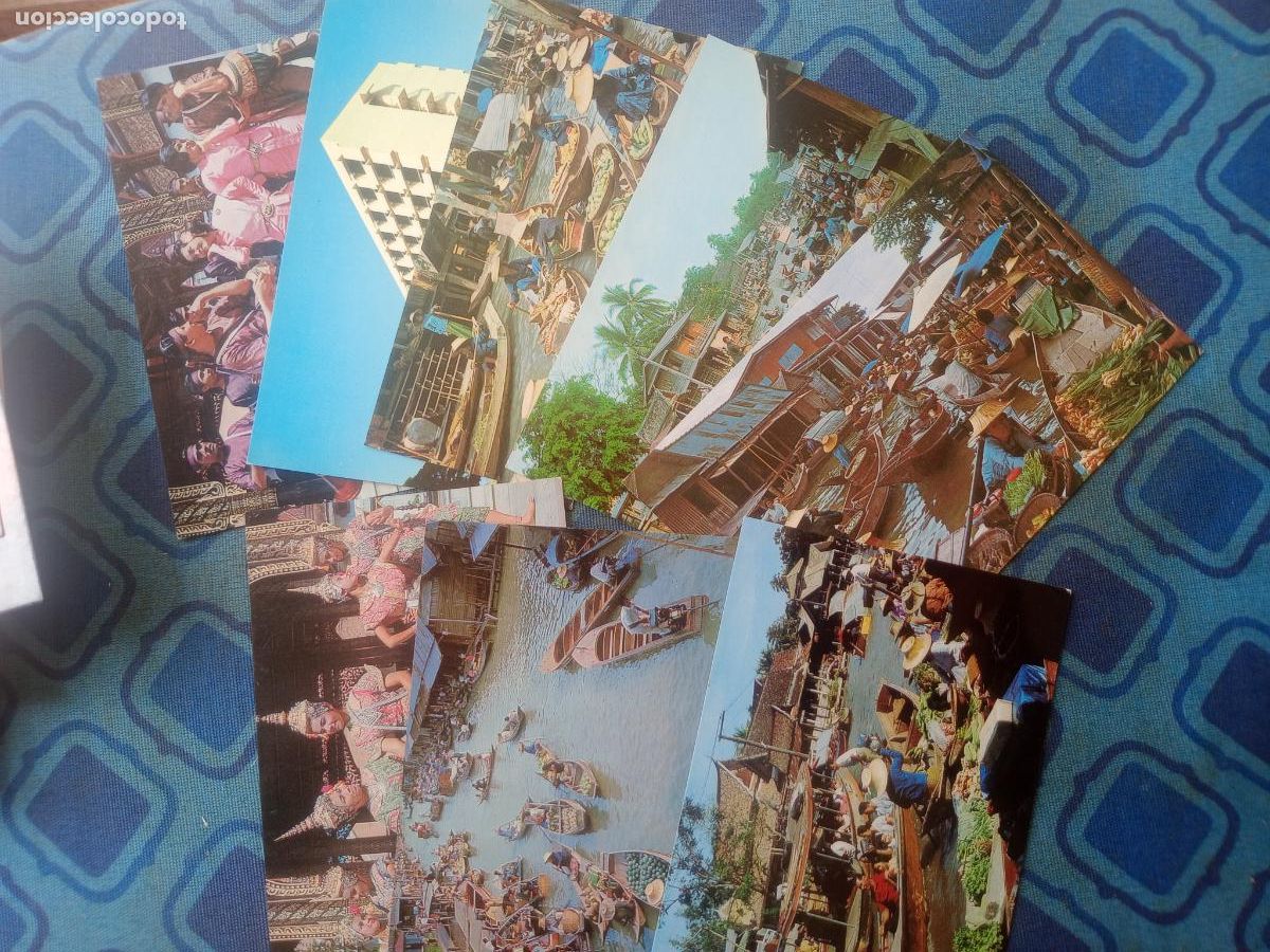 Postales: Thailandia: 8 postales - Foto 1