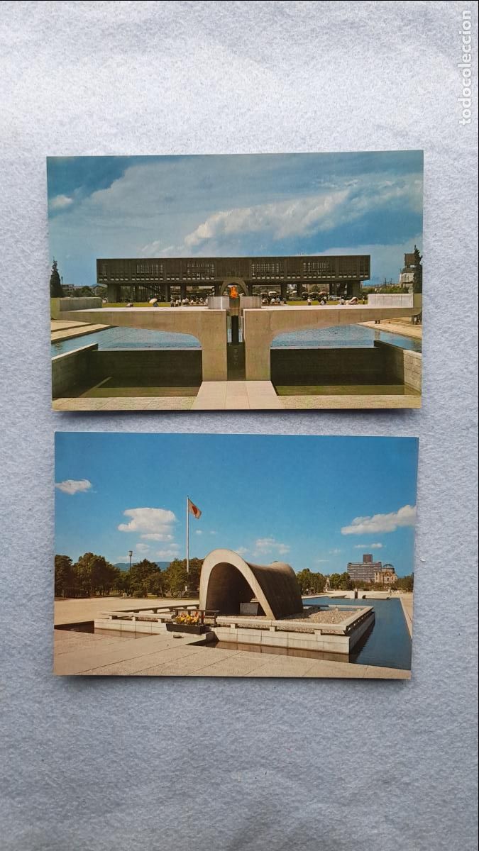 Postales: Jap&oacute;n. Lote de 2 Postales de Hiroshima. - Foto 1