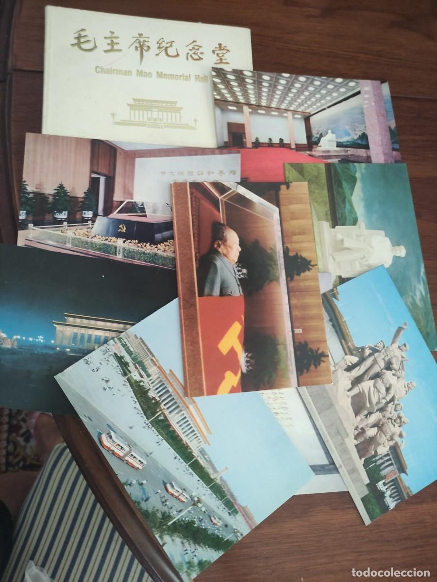 Postales: Tarjetas chinas de Mao y de Shang&aacute;i - Foto 1