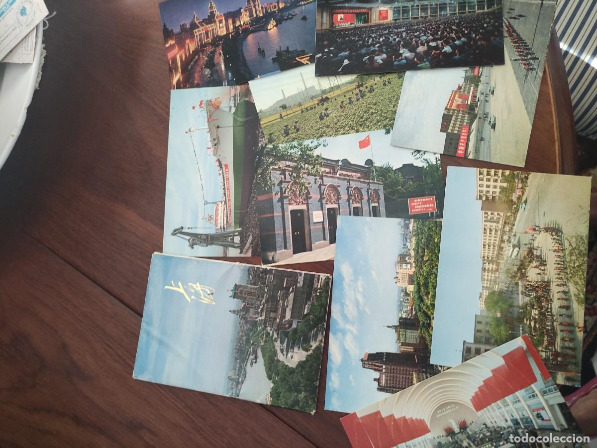 Postales: Tarjetas chinas de Mao y de Shang&aacute;i - Foto 3