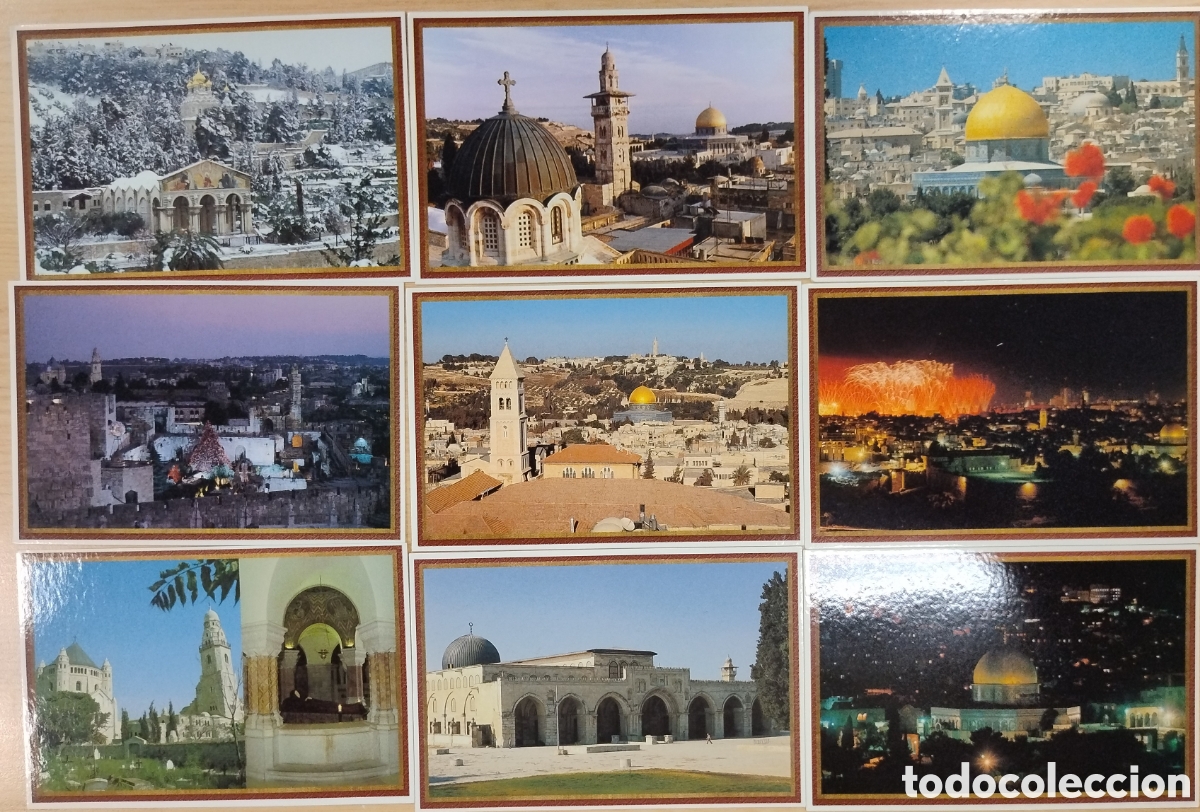Postales: JERUSAL&Eacute;N 24 POSTALES SIN CIRCULAR - Foto 2