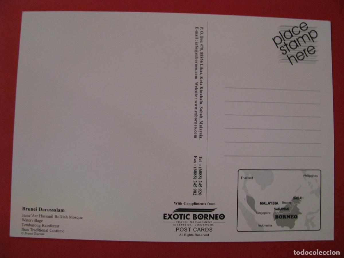 Postales: POSTAL DE BRUNEI. 18X12,5 CM - Foto 2
