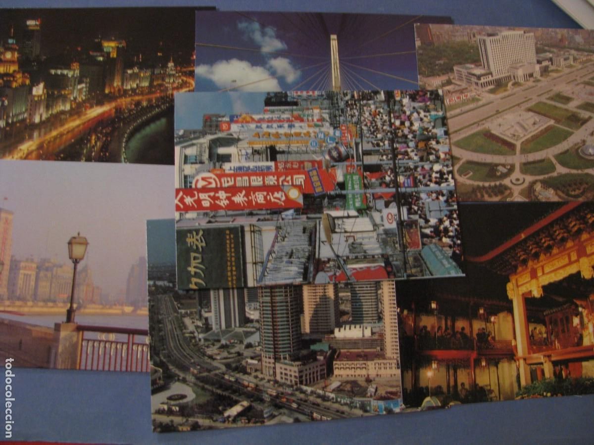 Postales: ESTUCHE CON POSTALES DE CHINA. SHANGHAI. - Foto 3
