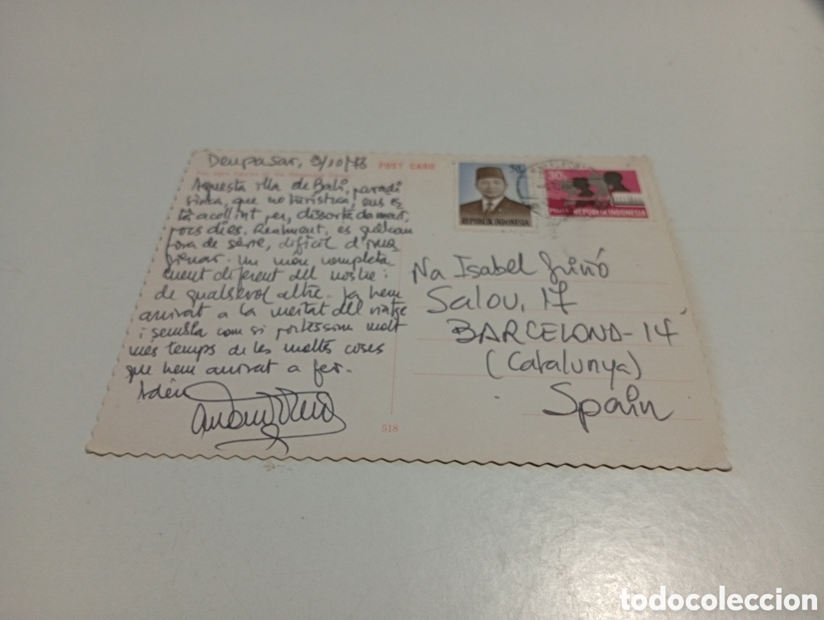 Postales: Postal indonesia bailarinas - Foto 2