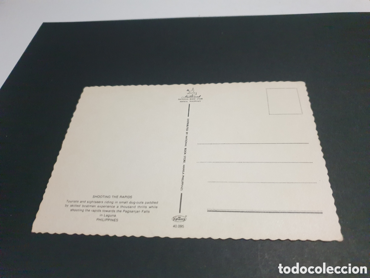 Postales: Postal filipinas r&aacute;pidos canoa - Foto 2