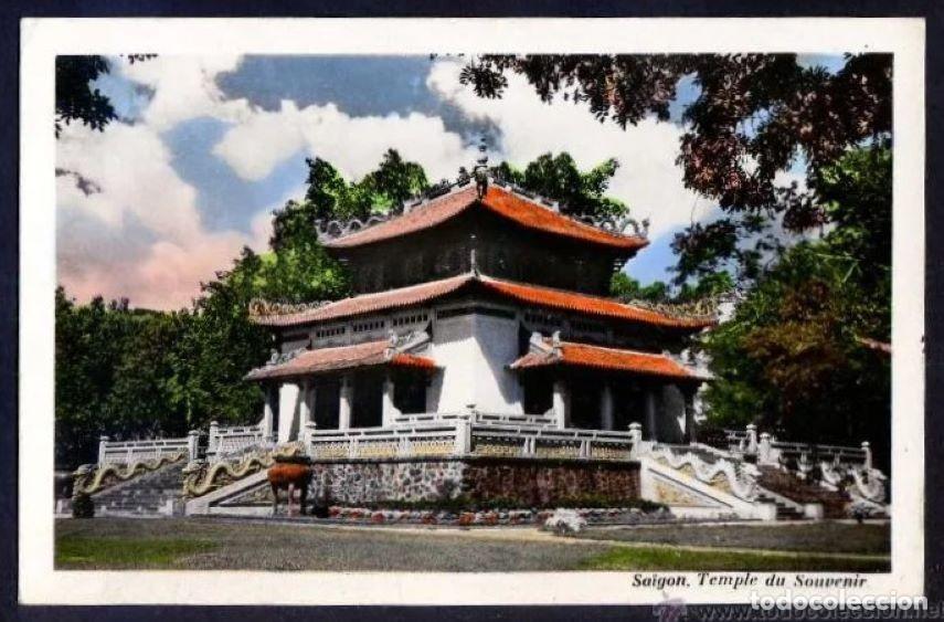 Cartoline: Vietnam. Ho Chi Minh. *Sa&iuml;gon. Temple du Souvenir* Nueva.
