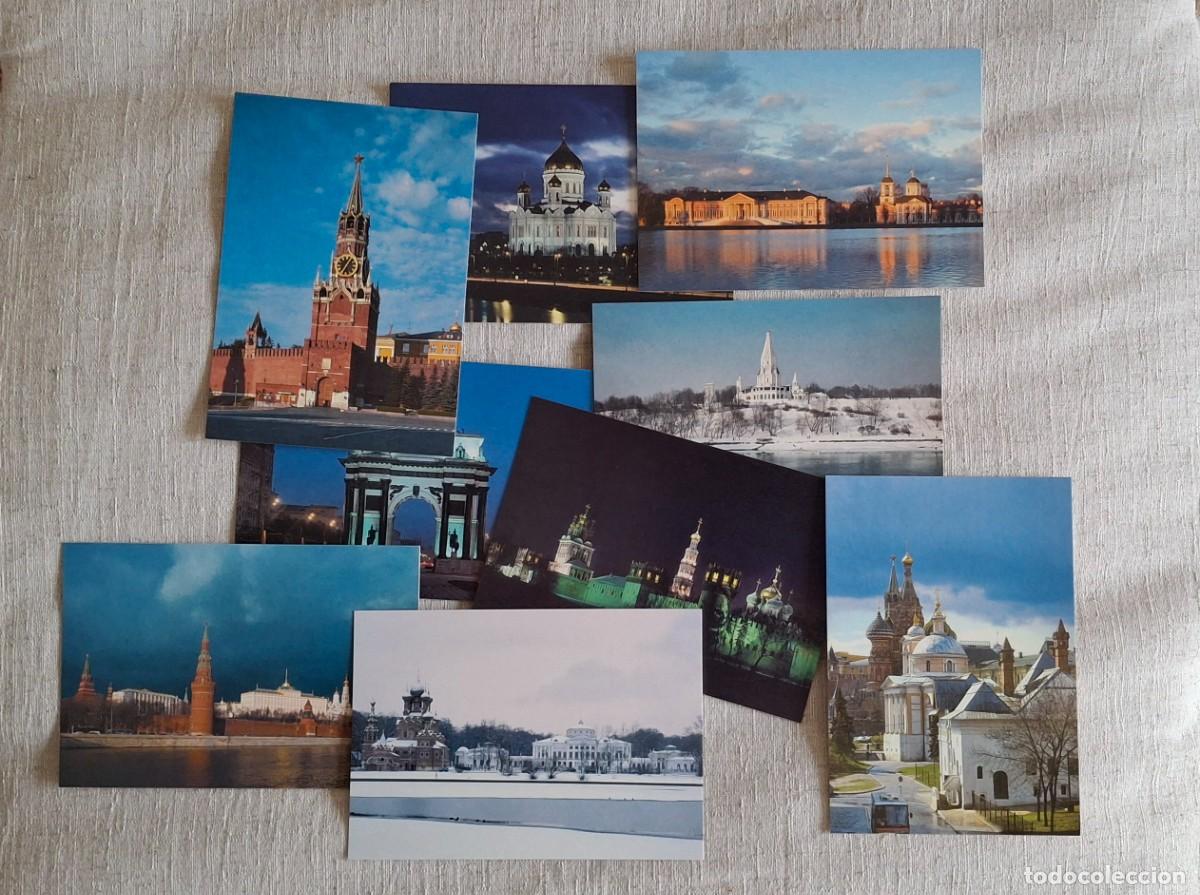 Postales: Lote estampas de Mosc&uacute; - Foto 2