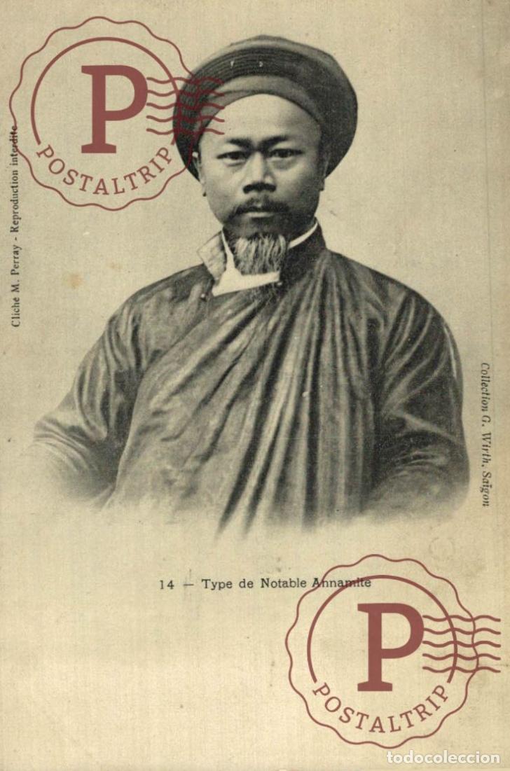 Postales: VIETNAM. Type de notable Annamite. - Foto 1