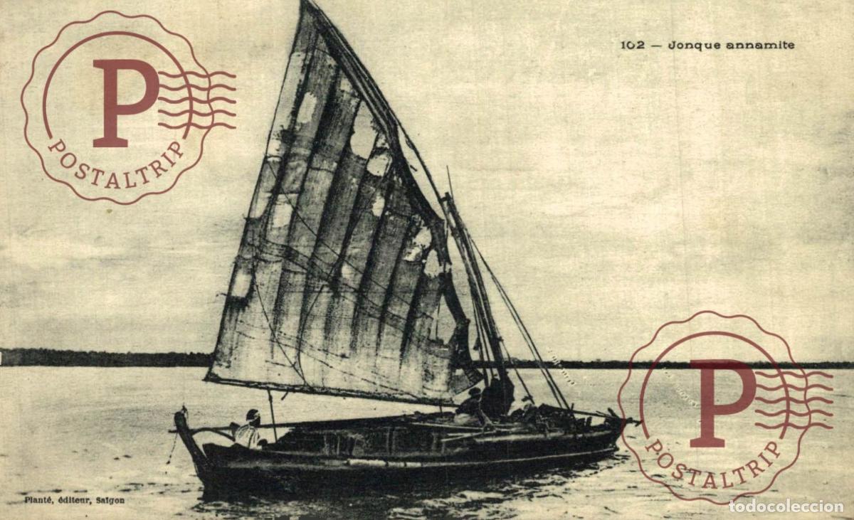 Postales: VIETNAM. JONQUE ANNAMITE - Foto 1