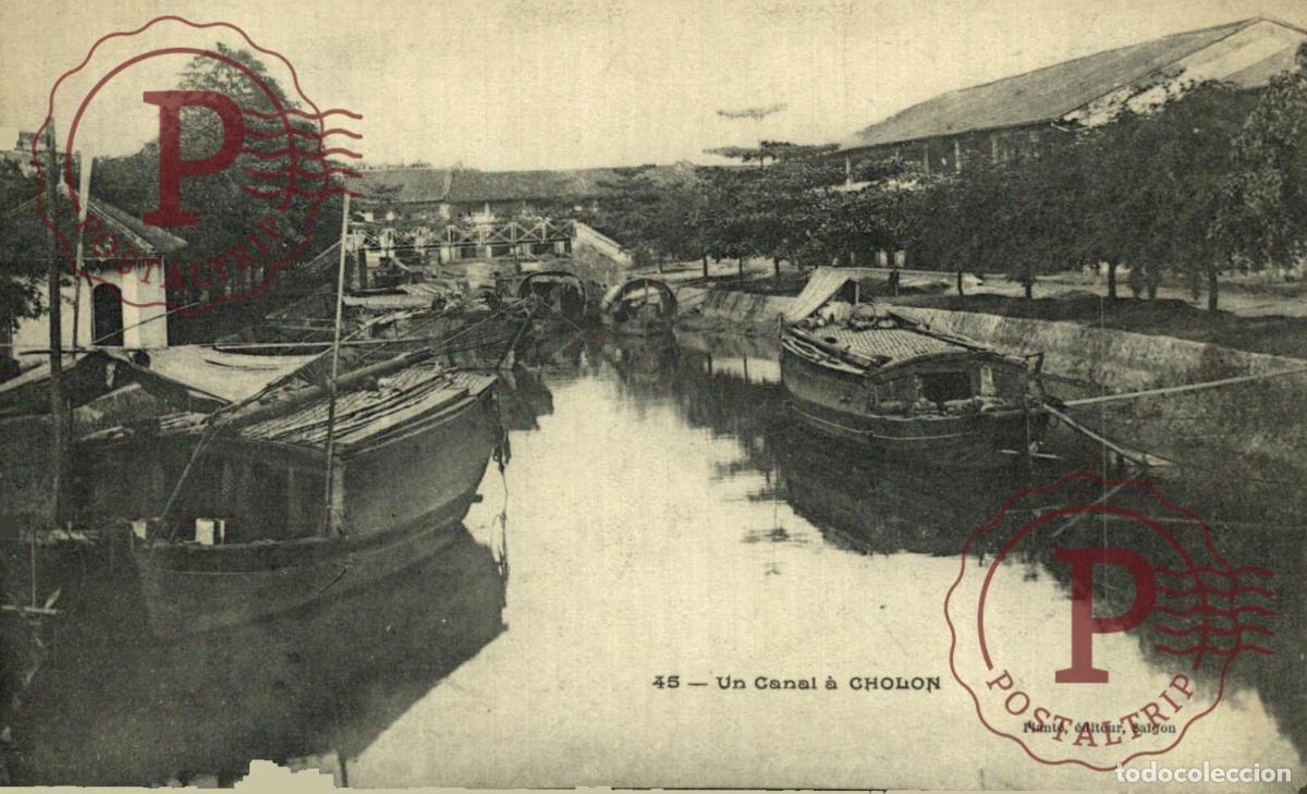Postales: VIETNAM. Un Canal a Cholon - Foto 1