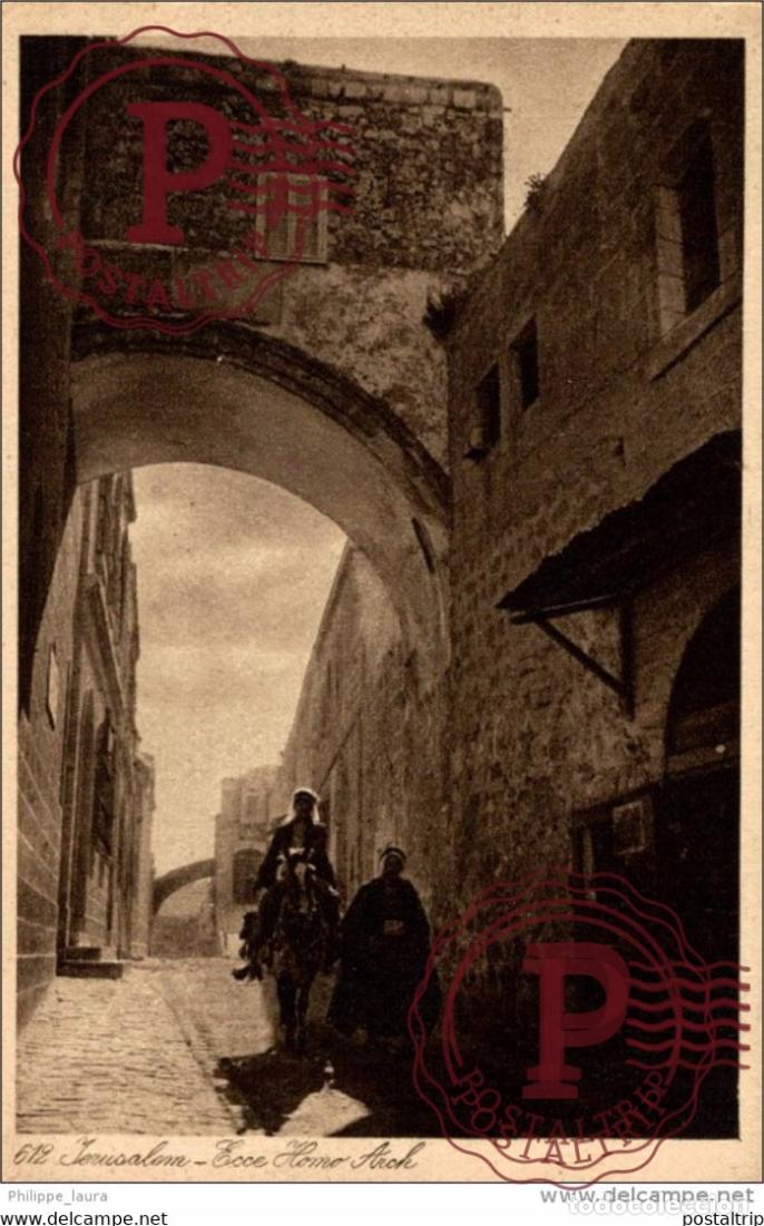 Postales: JERUSALEM Ecce Homo Arch - Foto 1