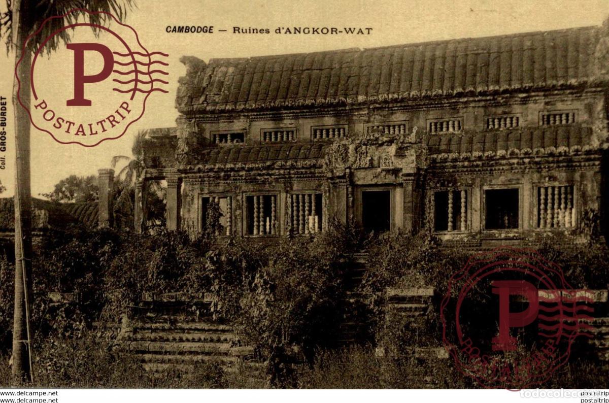 Postales: RPPC CAMBODGE RUINES DANGKOR WAT - Foto 1