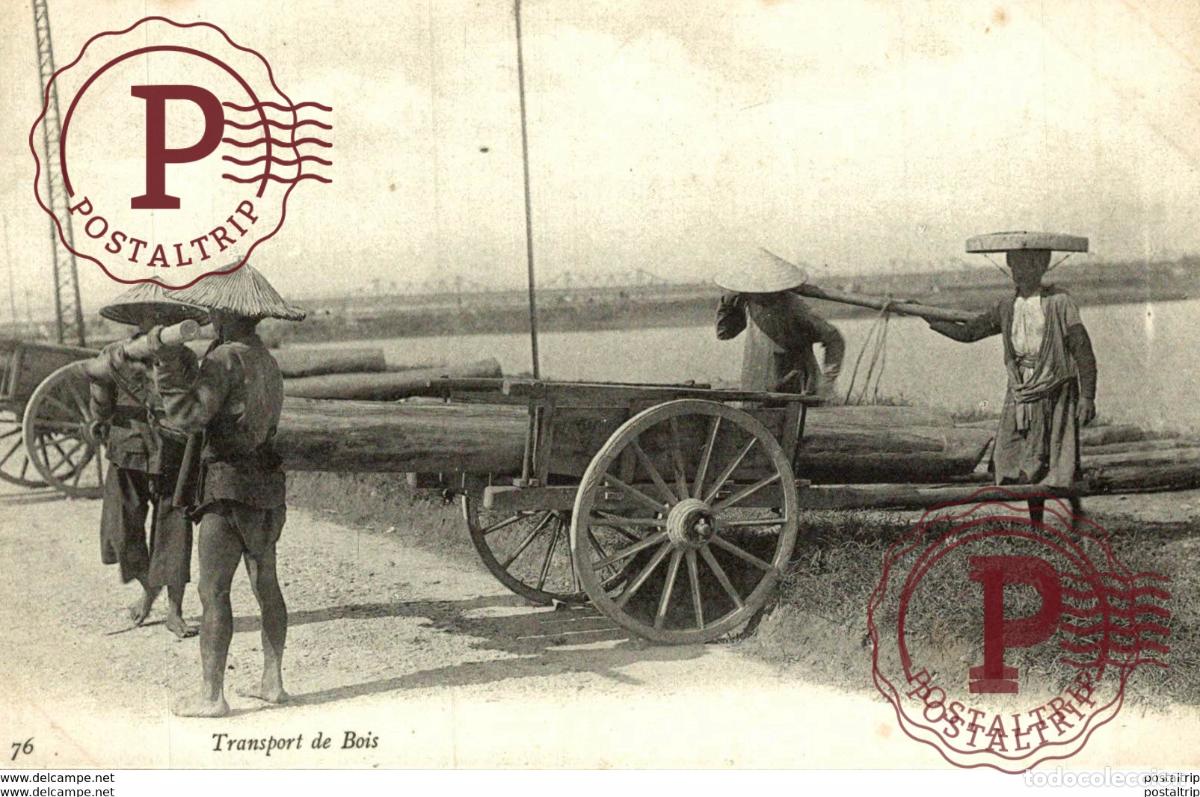 Postales: RARE TRANSPORT DE BOIS - Foto 1