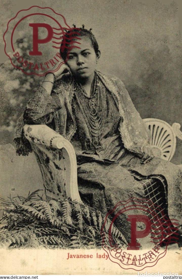 Postales: SINGAPUR SINGAPOUR - JAVANESE LADY - Foto 1
