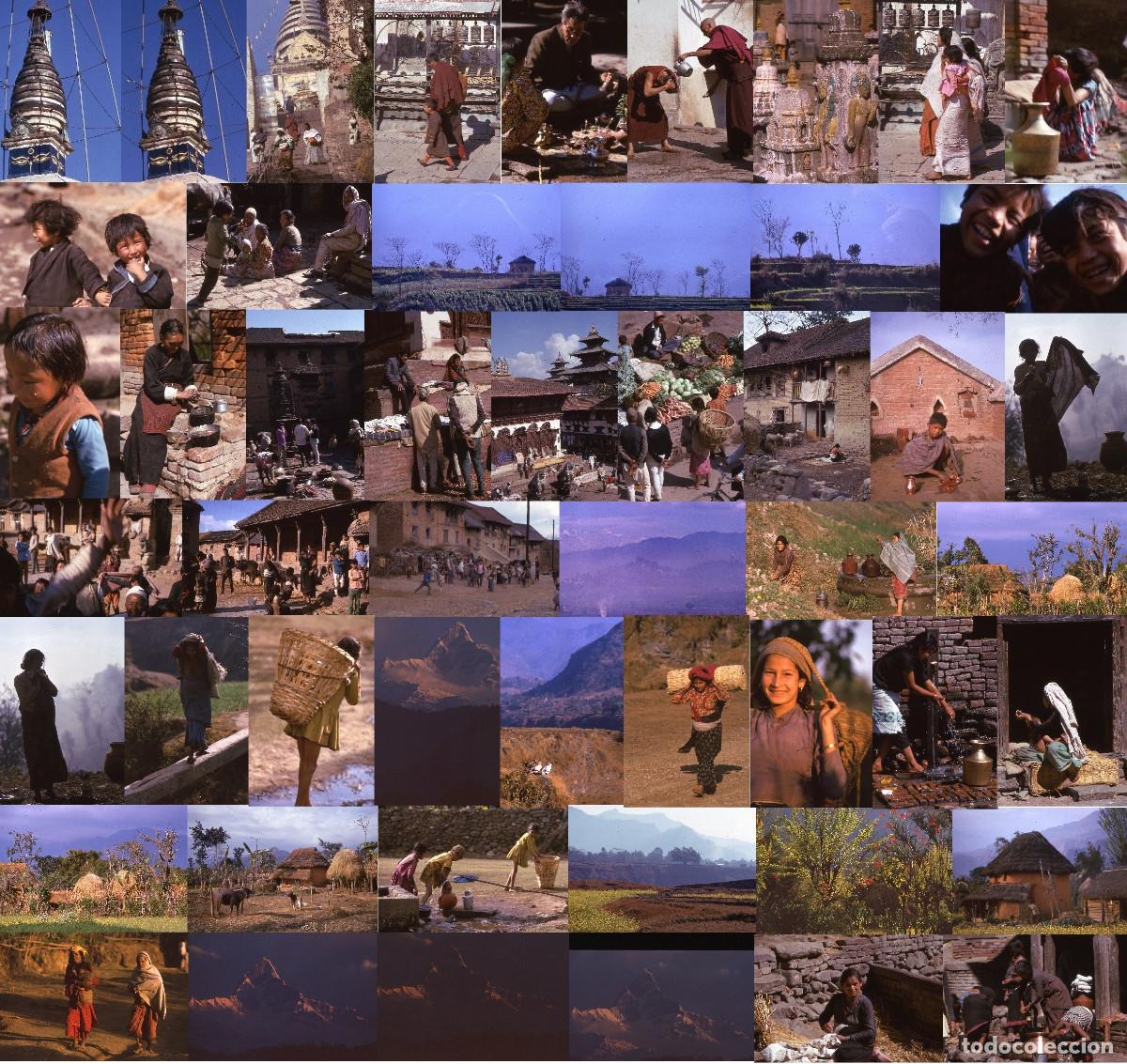Postales: LOTE 47: 213 DIAPOSITIVAS NEPAL POKHARA LACHOK ANNAPURNA KATHMAND&Uacute; 1974 KODACHROME 35MM FOTO AUTOR