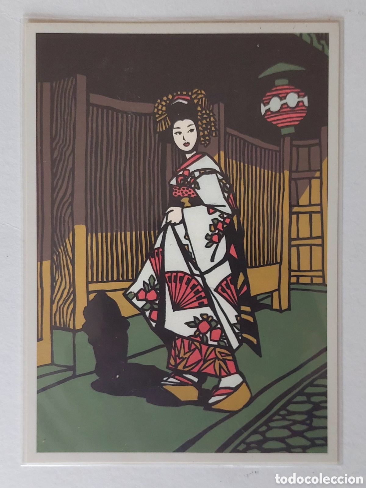 Postales: TRES POSTALES JAPON, DIBUJOS. - Foto 6
