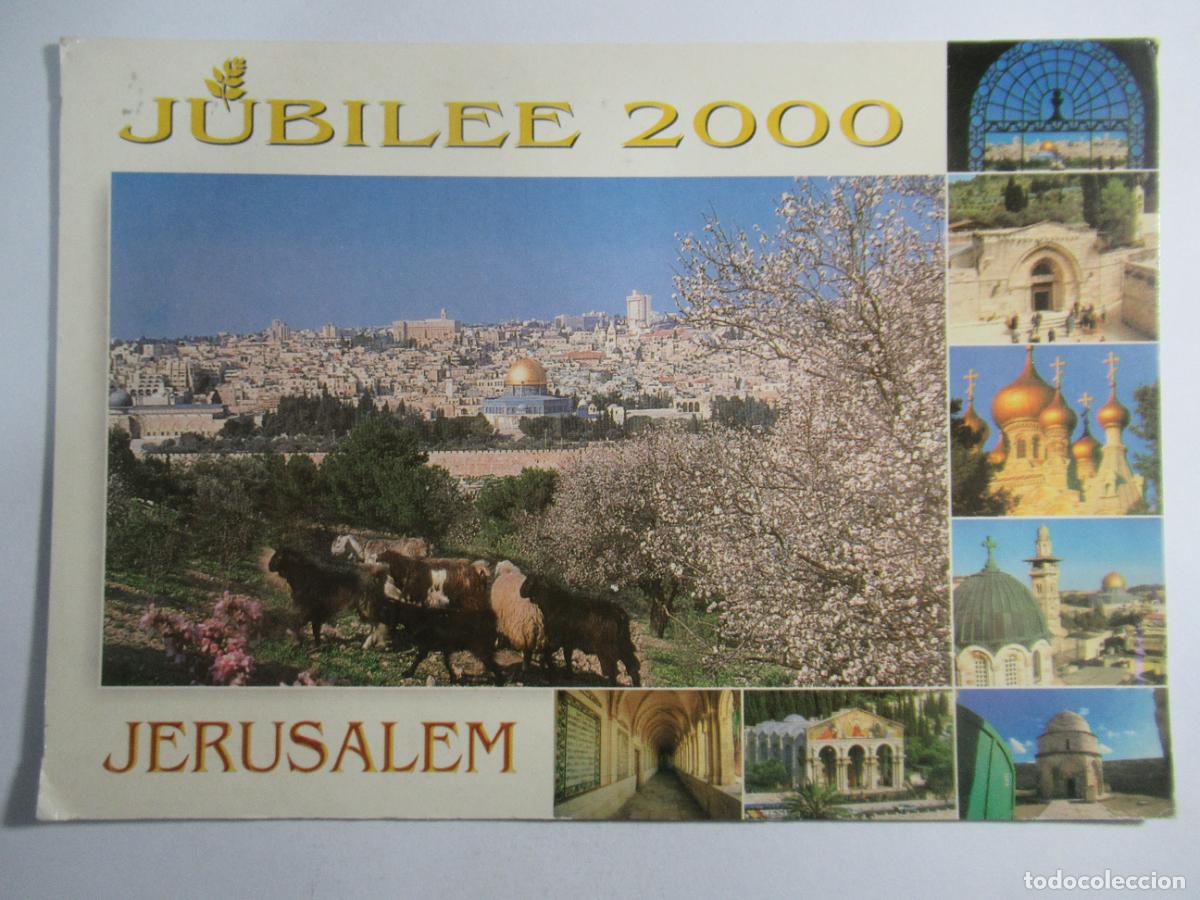 Postales: Jerusalem - Jubilee 2000 - 17 x 12 cm. - Circulada - Foto 1