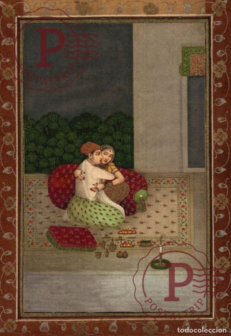 Cartes Postales: INDIA. INDE. LOVERS ON THE HAREMS TERRACE.