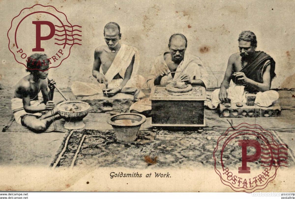 Postales: India INDE GOLDSMITHS AT WORK - Foto 1
