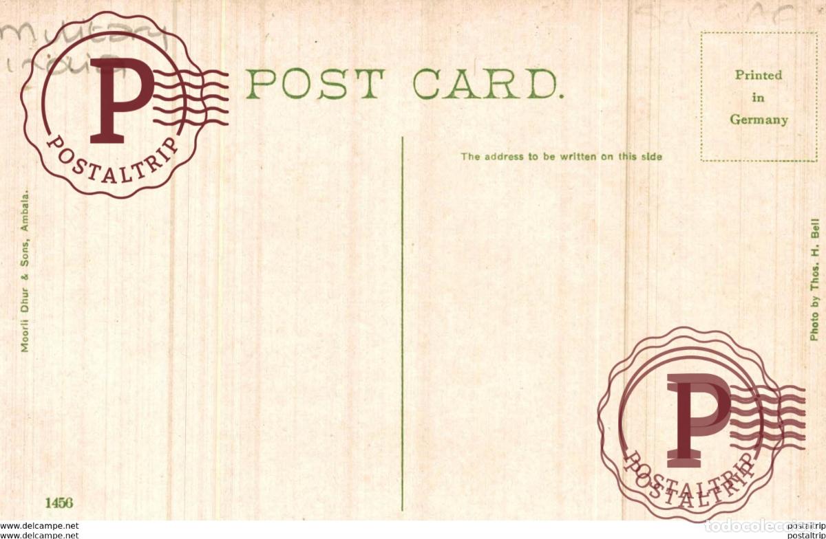 Postales: ATTACHED SECTION AMBALA INDIA INDIEN INDE BRITISH - Foto 2