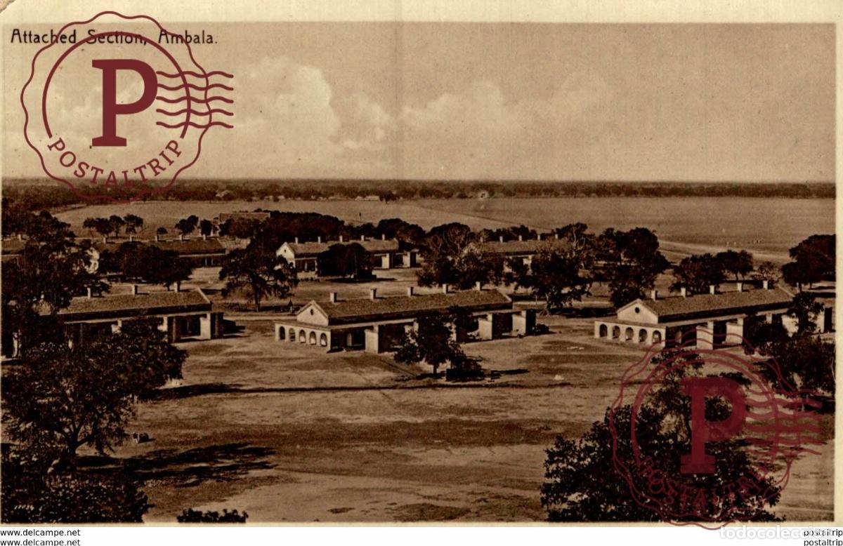 Postales: ATTACHED SECTION AMBALA INDIA INDIEN INDE BRITISH - Foto 1