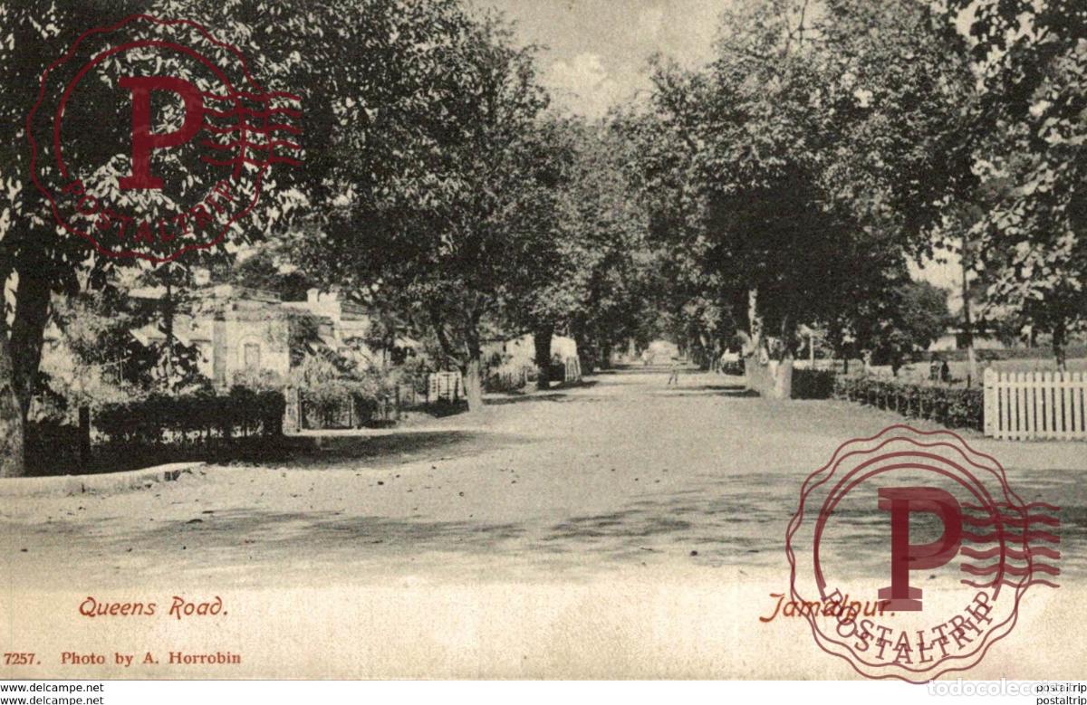 Cartes Postales: QUEENS ROAD JAMALPUR INDIA ASIA INDE INDIEN