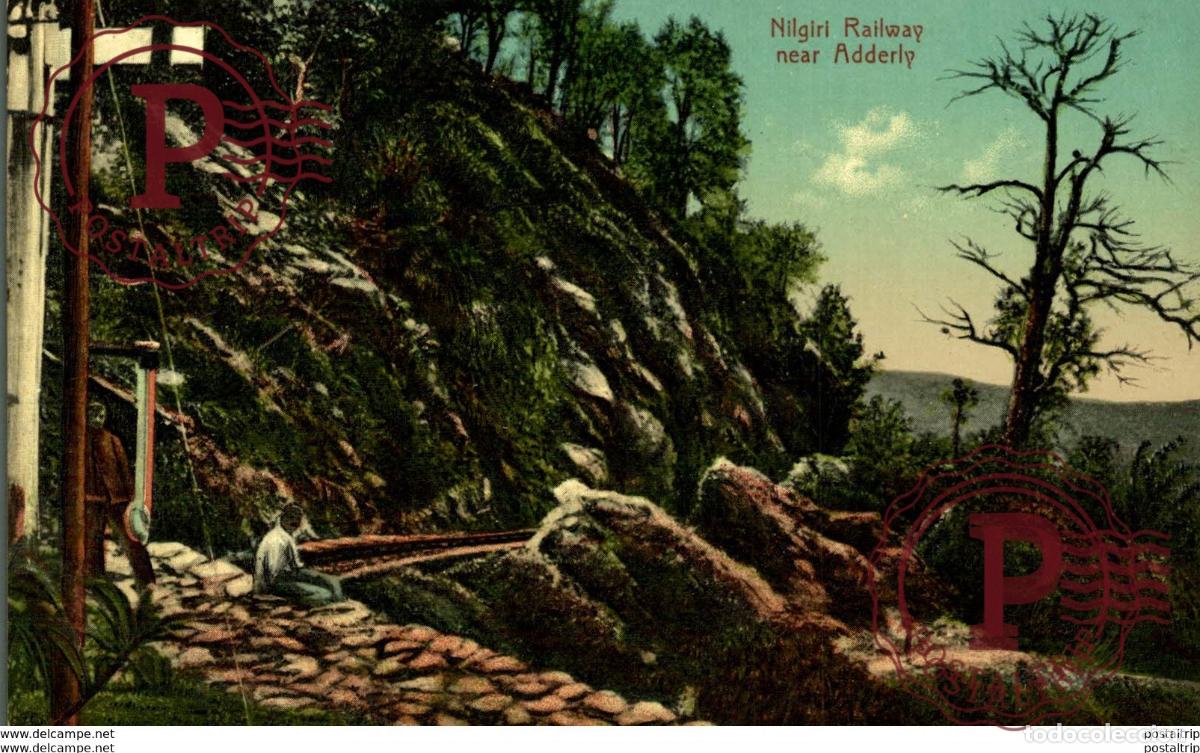 Postcards: NILGIRI RAILWAY NEAR ABBERLY INDIA ASIA INDE INDIEN