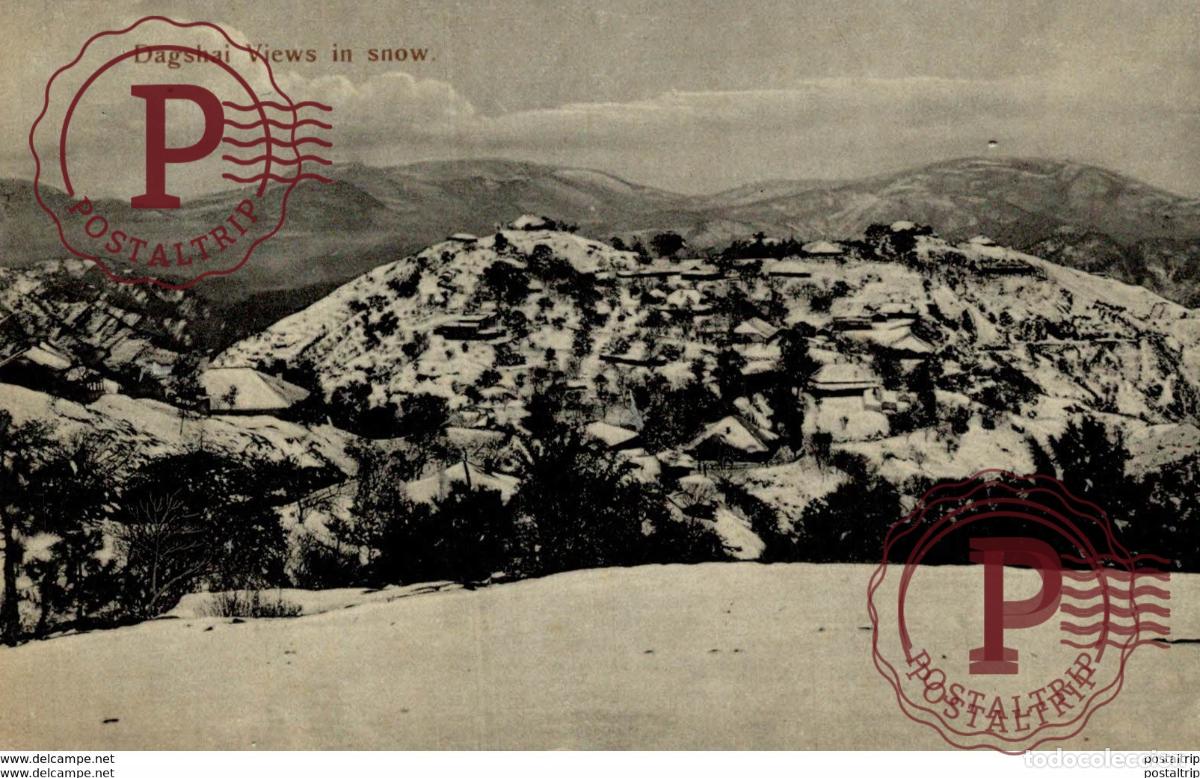 Postkarten: DAGSHAI VIEWS IN SNOW - INDIA
