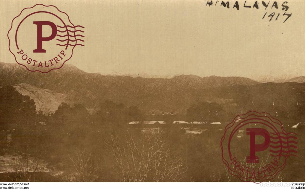 Postkarten: RPPC HIMALAYAS 1917 INDIA INDIEN