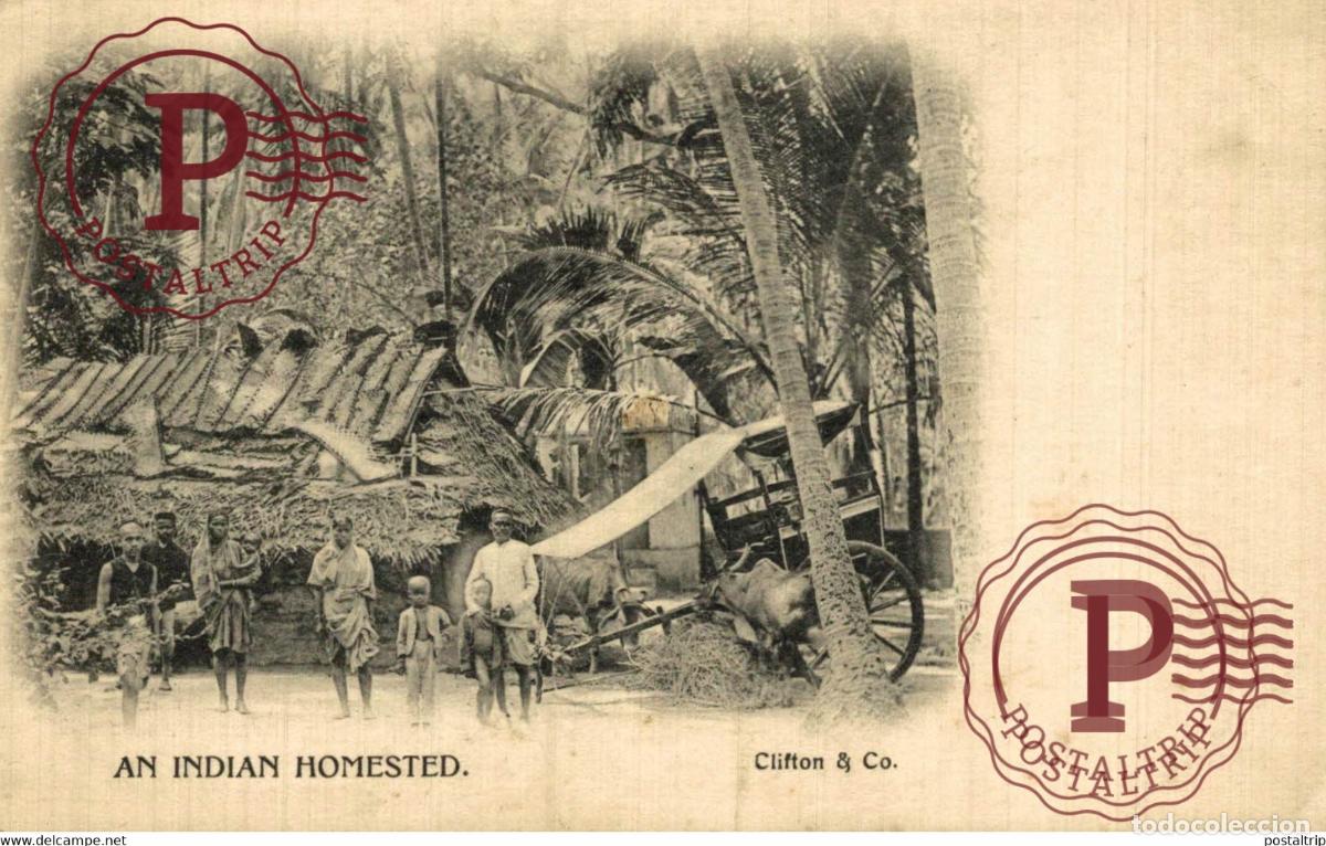 Postales: An Indian Homested INDIEN INDIA INDE - Foto 1
