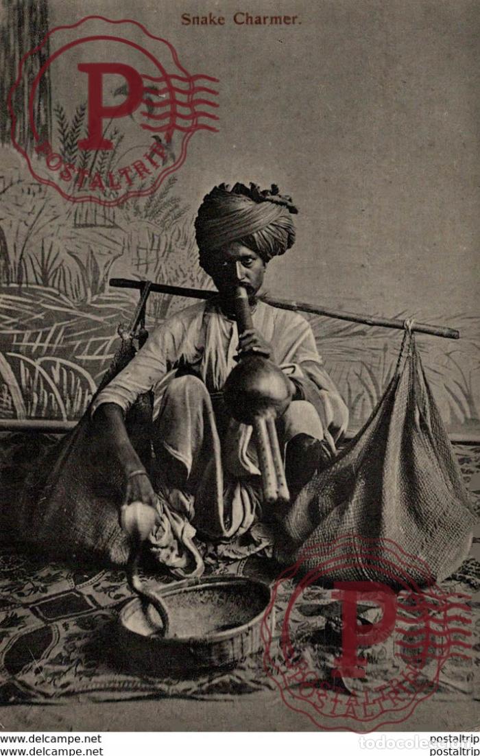 Postales: INDIA INDE. SNAKE CHARMER - Foto 1