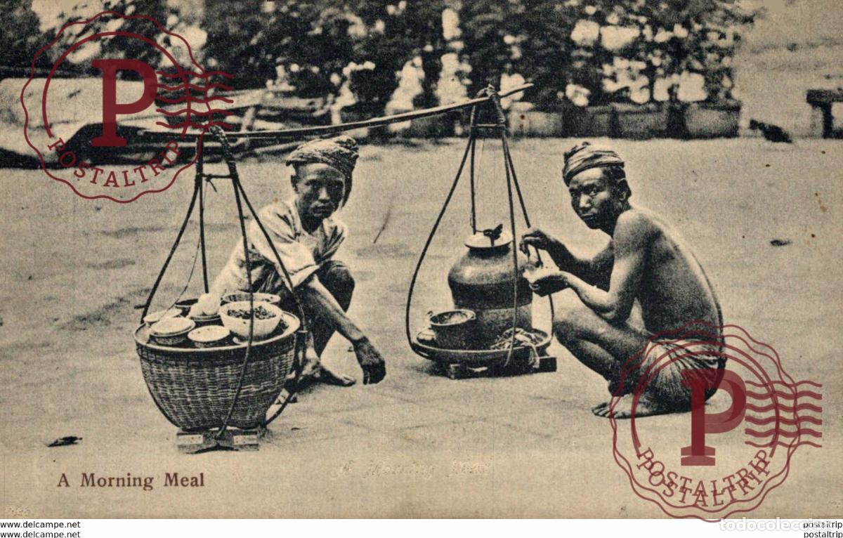 Postales: INDIA INDE. MORNING MEAL - Foto 1