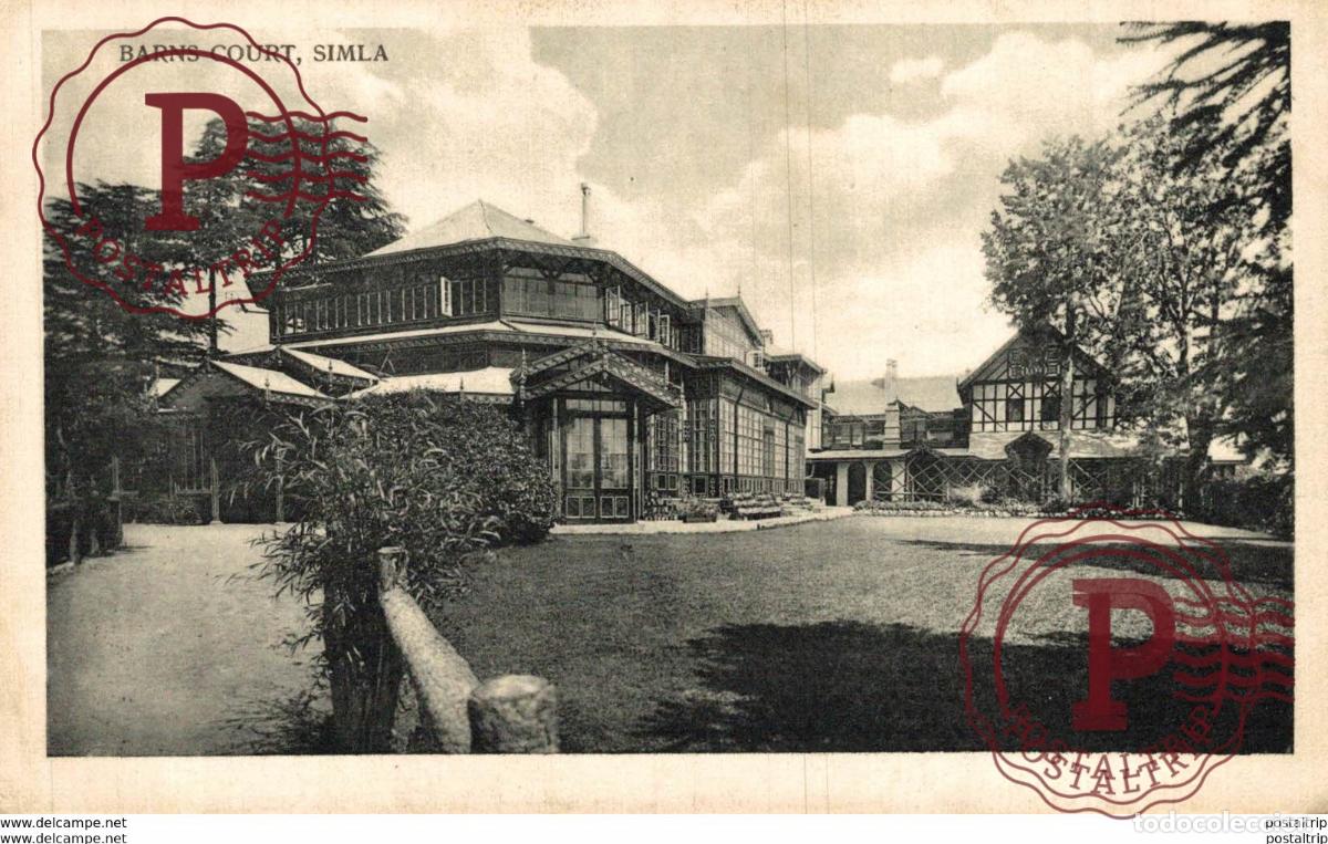 Postales: INDIA INDE. BARNS COURT SIMLA - Foto 1