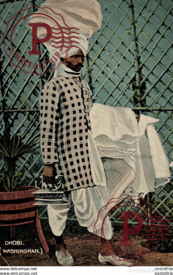 Postales: INDIA INDE. DHOBI WASHINGMAN - Foto 1