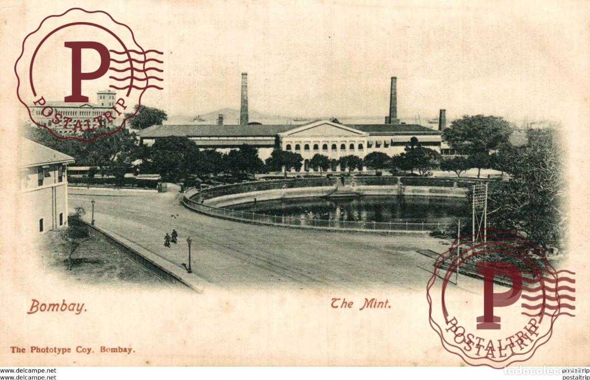 Postales: INDIA INDE. BOMBAY. THE MINT - Foto 1