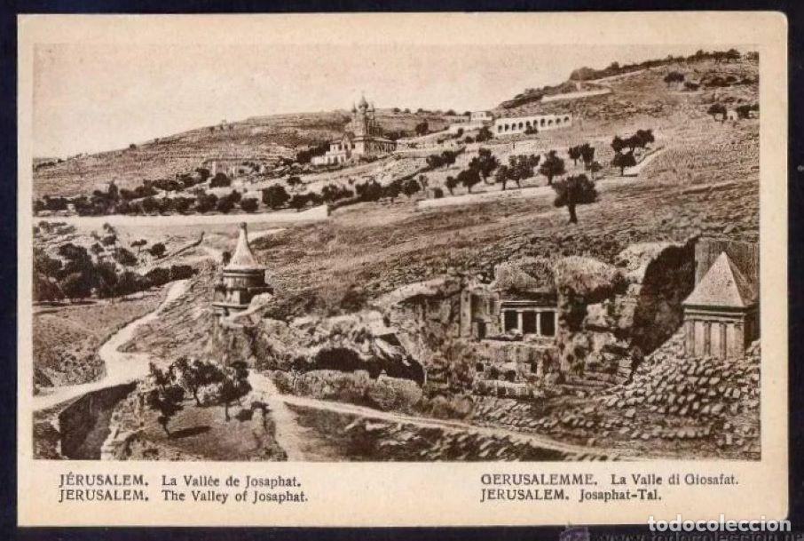 Postkarten: Palestina. Jerusalem *La Vall&eacute;e de Josaphat* Nueva.
